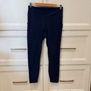 Fabletics Oasis Powerhold Dark Blue Leggings